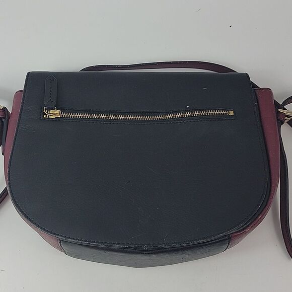 Halogen Leather Saddlebag Women's Handbag - Picture 14 of 16